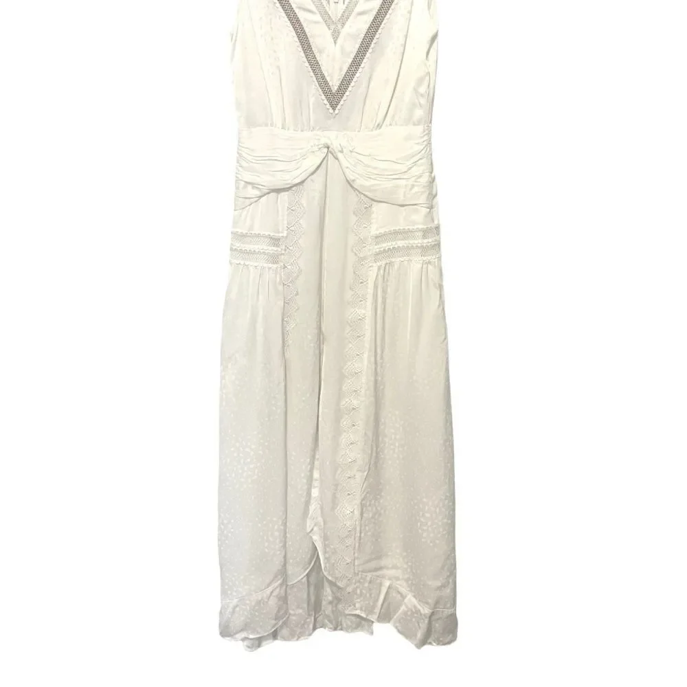Self portrait white vintage look maxi dress - Picture 6 of 12